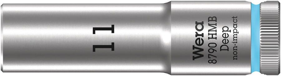 Wera 8790 HMB Deep Hand- en Machinedop met 3 8"-aandrijving 11 x 64 mm 05004533001