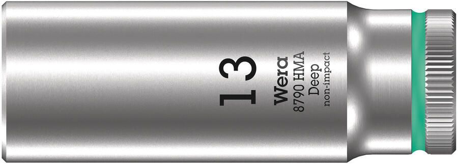 Wera 8790 HMA Deep Hand- en Machinedop met 1 4"-aandrijving 13 x 50 mm 05004510001