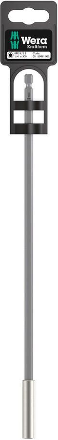 Wera 899 4 1 S Universele Bithouder met sterke spanring 1 4 duim x 300 mm 1 stuk(s) 05160981001