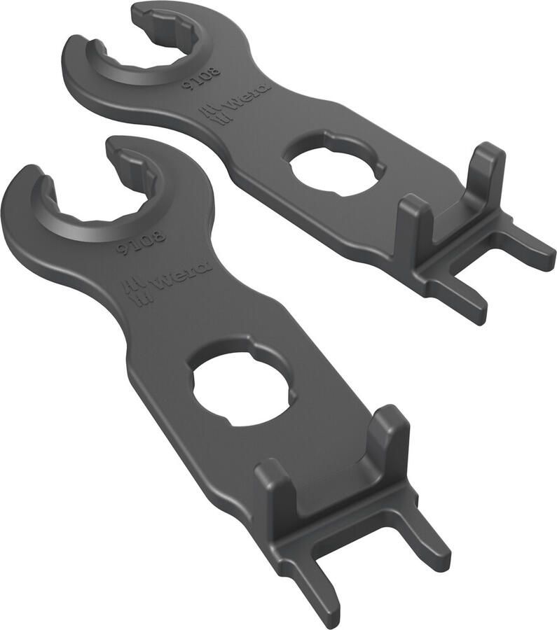 Wera 9108 2 set montagesleutels voor insteekverbindingen type MC4 2-delig 05136700001