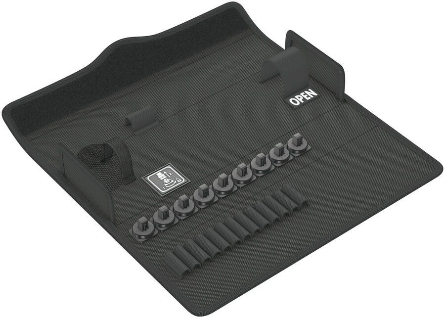 Wera 9472 Safe-Torque stoffen box voor maximaal 23 onderdelen leeg 240 x 47 x 148 mm 05136412001