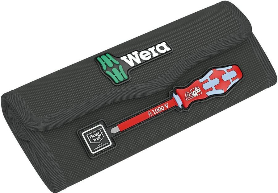 Wera 9476 vouwetui voor max. 8-delige Kraftform Kompakt VDE Stainless sets leeg 180 x 80 mm 05136539001