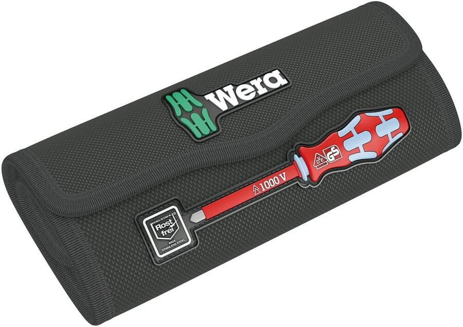 Wera 9477 vouwetui voor max. 17-delige Kraftform Kompakt VDE Stainless sets leeg 180 x 85 mm 05136540001
