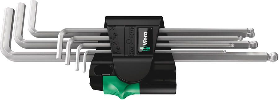 Wera 950 PKL 7B SM magnetische Stifsleutelset metrisch verchroomd 7 -delig 1 stuk(s) 05022101001