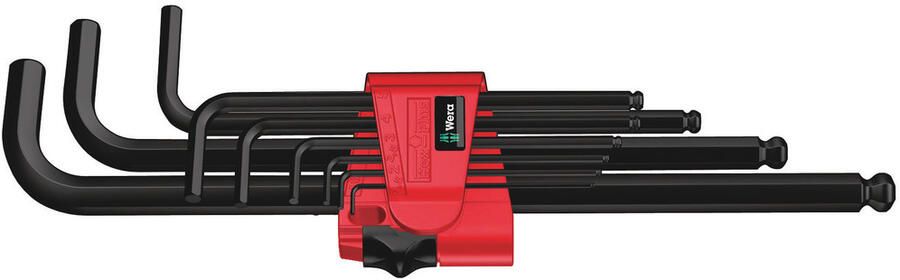 Wera 950 PKL 9 BM N SB Stifsleutelset metrisch BlackLaser 9-delig 1 stuk(s) 05073596001