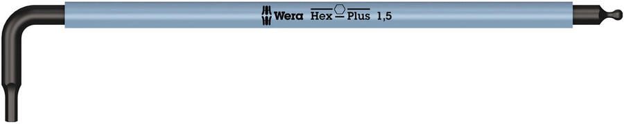Wera 950 SPKL Stiftsleutel Multicolour Metrisch BlackLaser Hex-Plus 1.5 mm 1 stuk(s) 05022600001