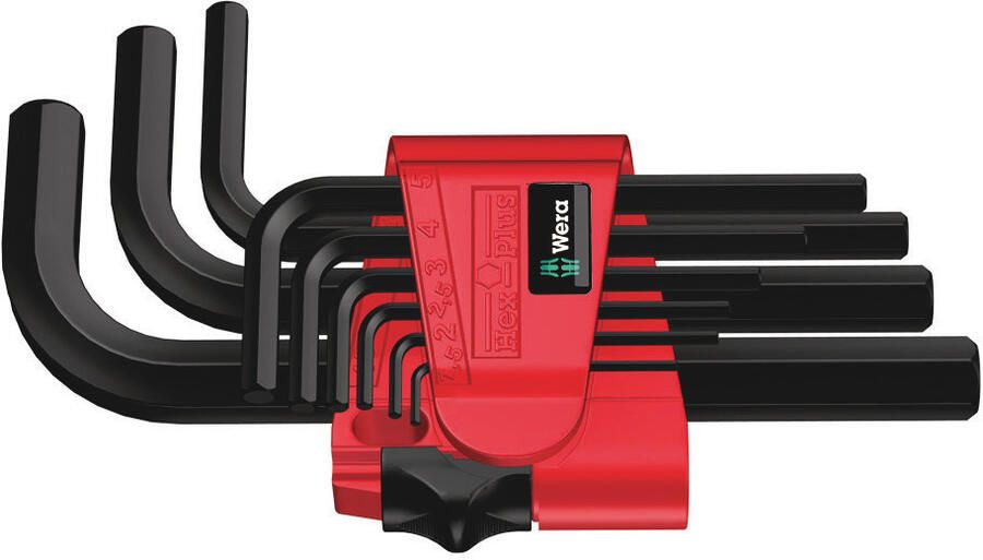 Wera 950 9 BM N Stifsleutelset metrisch BlackLaser 9 -delig 1 stuk(s) 05021737001