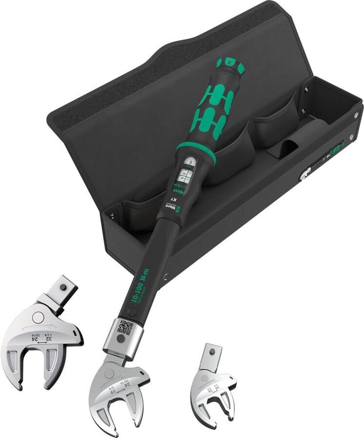 Wera 9530 draaimomentsleutelset voor warmtepompen airco's 4-delig 05136076001