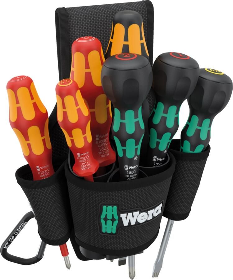 Wera 9621 holsterset 2 | 8-delig 05136033001