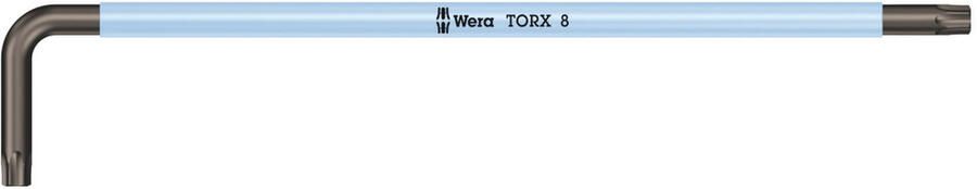 Wera 967 SXL TORX Stiftsleutel Multicolour lang TX 8 1 stuk(s) 05024481001 - Foto 2