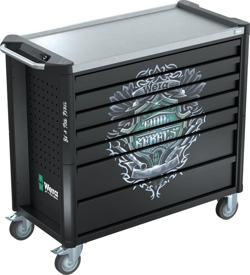 Wera 9701 Tool Rebel gereedschapswagen Stainless XXL 1 | 188-delig 05150131001