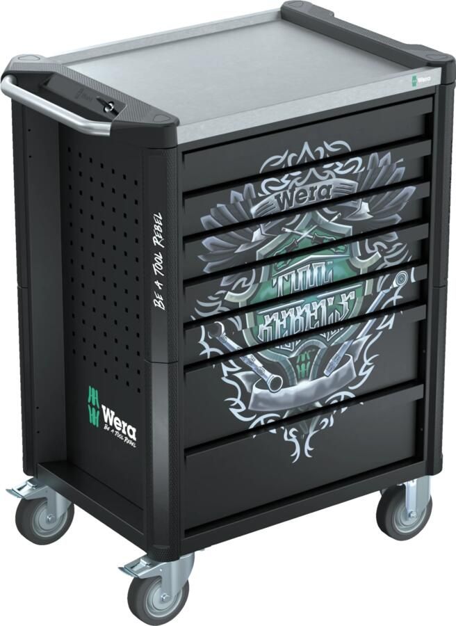 Wera 9705 Tool Rebel gereedschapswagen Stainless 1 | 177-delig 05150135001