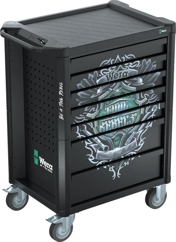 Wera 9800 Tool Rebel gereedschapswagen | zonder gereedschap | 785 x 518 x 1020 mm 05305851001