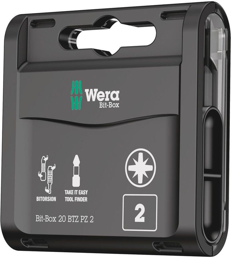 Wera Bit-Box 20 BTH PZ 2 20-delig 1 stuk(s) 05057761001