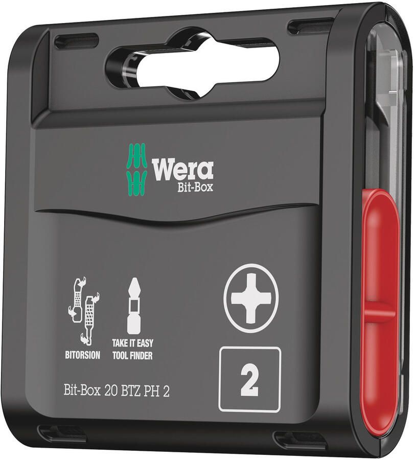 Wera Bit-Box 20 BTZ PH 2 20-delig 1 stuk(s) 05057751001