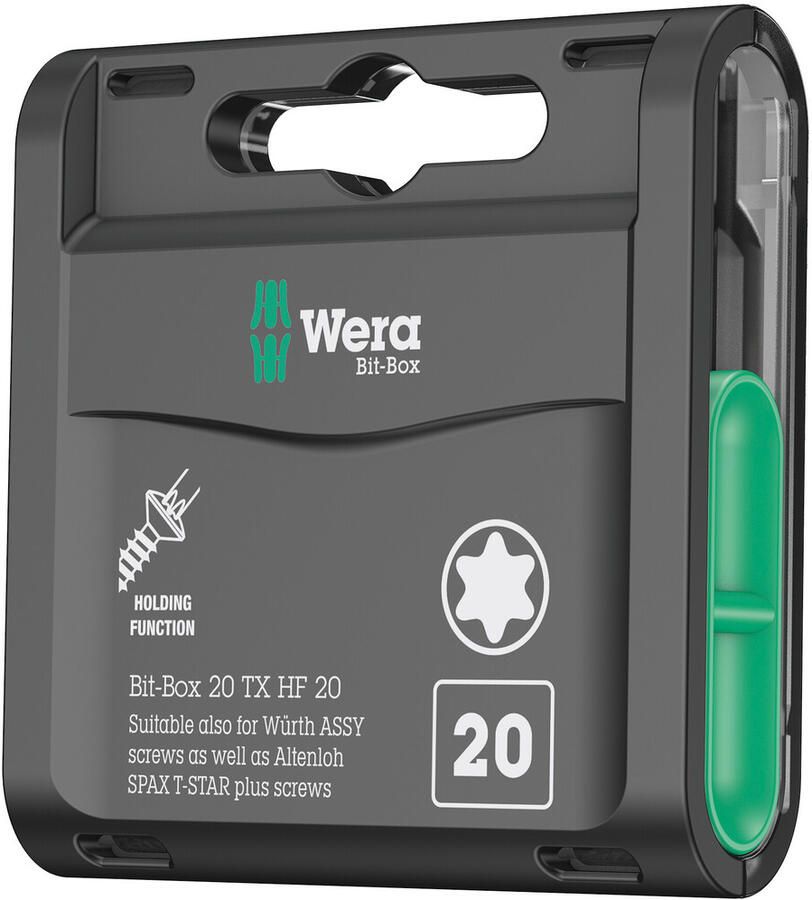 Wera Bit-Box 20 TX HF | TX 20 x 25 mm | 20-delig 05057777001 - Foto 2