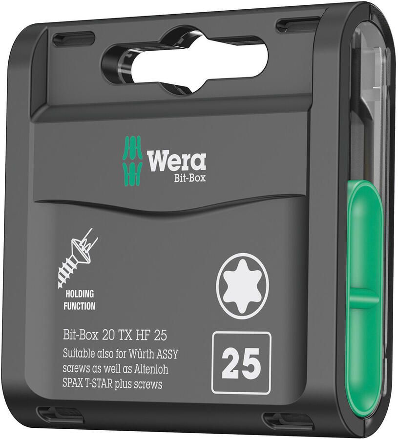 Wera Bit-Box 20 TX HF | TX 25 x 25 mm | 20-delig 05057778001