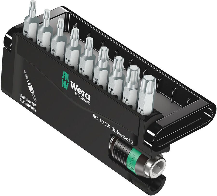 Wera Bit-Check 10 TX Universal 2 10 -delig 1 stuk(s) 05057115001