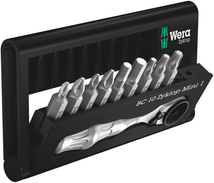 Wera Bit-Check 10 Zyklop Mini 1 10 -delig 1 stuk(s) 05073645001