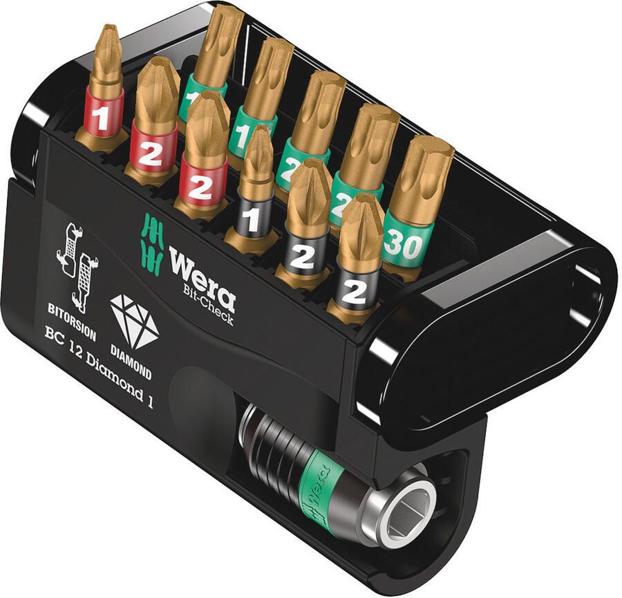 Wera Bit-Check 12 Diamond 1 12 -delig 1 stuk(s) 05057421001