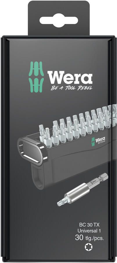 Wera Bit-Check 30 TX Universal 1 SB 30-delig 05057900001