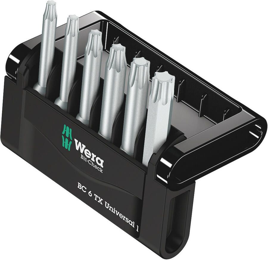Wera Bit-Check 6 TX Universal 1 6 -delig 1 stuk(s) 05056472001