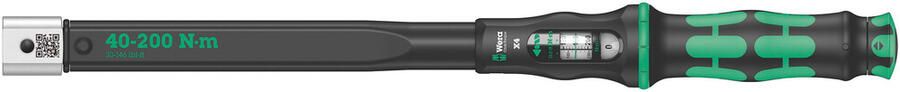 Wera Click-Torque X 4 draaimomentsleutel voor insteekgereedschappen 14 x 18 mm 40 200 Nm 1 stuk(s) 05075654001
