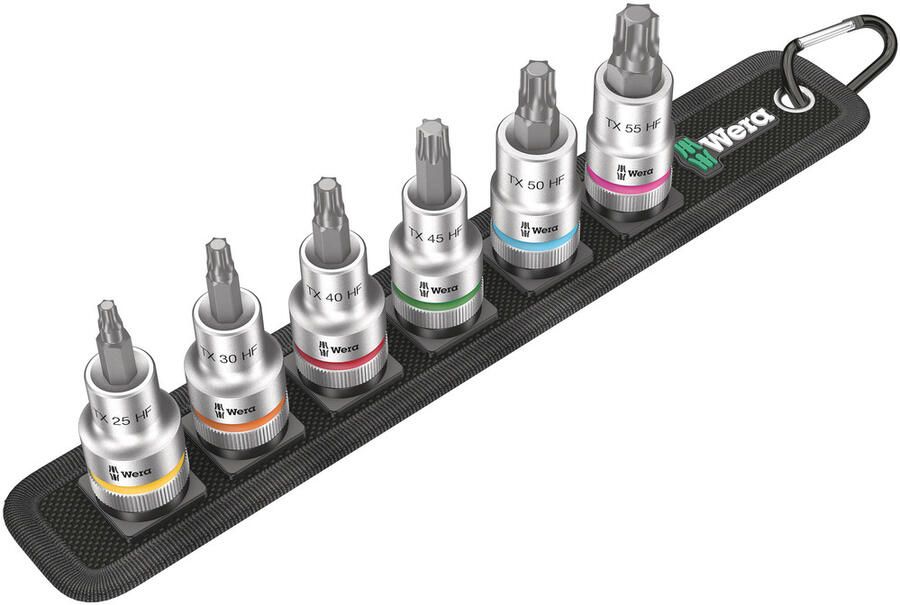 Wera Dopsleutel-set | 6-delig | 1 2 inch | T25-T55 | 1 stuk 05003997001