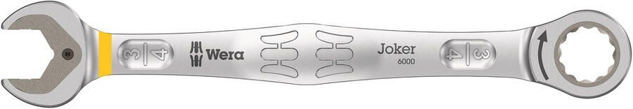 Wera Joker Steek- en ringratelsleutel inch # 3 4 duim 1 stuk(s) 05073287001