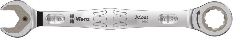 Wera Joker Steek- en ringratelsleutel inch # 5 8 duim 1 stuk(s) 05073285001
