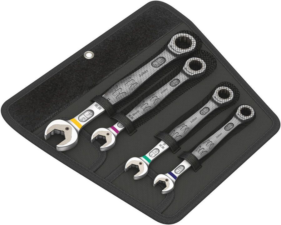 Wera Joker Steek- en ringratelsleutel-set Inch SB 4 -delig 1 stuk(s) 05073295001