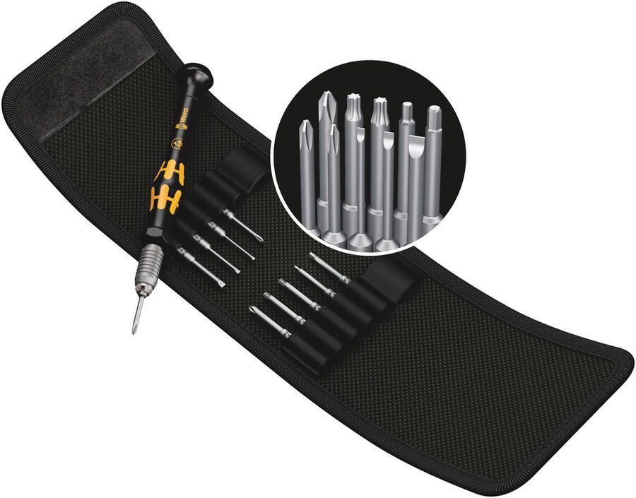 Wera Kraftform Kompakt Micro 11 ESD 1 11-delig 1 stuk(s) 05073670001