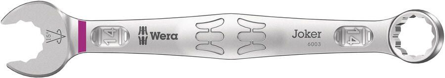 Wera Ring-steeksleutel | SW 14 mm lengte 167 mm | model A | gelegeerd gereedschapsstaal | 1 stuk 05020205001