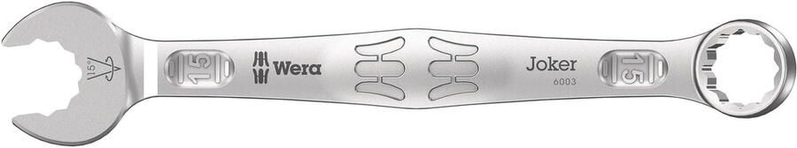 Wera Ring-steeksleutel | SW 15 mm lengte 174 mm | model A | gelegeerd gereedschapsstaal | 1 stuk 05020206001