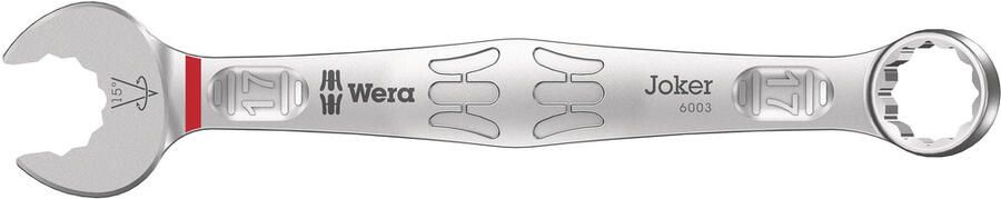 Wera Ring-steeksleutel | SW 17 mm lengte 190 mm | model A | gelegeerd gereedschapsstaal | 1 stuk 05020208001