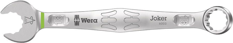 Wera Ring-steeksleutel | SW 18 mm lengte 210 mm | model A | gelegeerd gereedschapsstaal | 1 stuk 05020209001