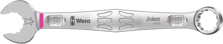Wera Ring-steeksleutel | SW 20 mm lengte 230 mm | model A | gelegeerd gereedschapsstaal | 1 stuk 05020500001 - Foto 2