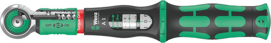 Wera Safe-Torque A 1 draaimomentsleutel met 1 4" vierkantaandrijving 2-12 Nm 1 4" x 2-12 Nm 05075800001