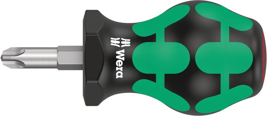 Wera Schroevendraaier | maat PH 3 | klinglengte 25 mm | 2-componentengreep | ronde kling | 1 stuk 05008852001
