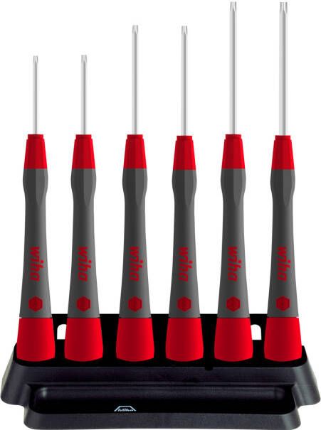 Wiha 267PK601 Fijnschroevendraaierset PicoFinish TORX 7-delig incl. houder 42996
