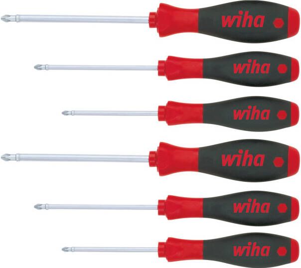 Wiha 311K6 Schroevendraaierset SoftFinish Phillips Pozidriv 6-delig 26146