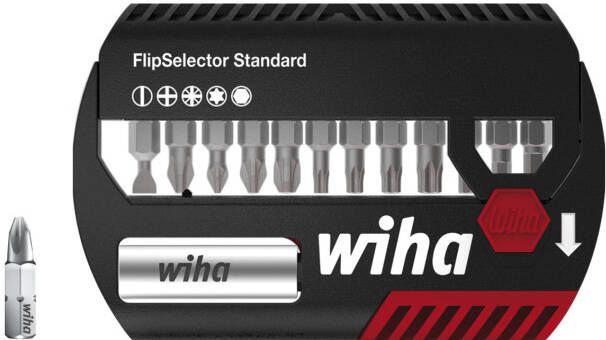 Wiha Bitset FlipSelector Standard 25 mm assorti 14-delig 1 4" C6 3 39078