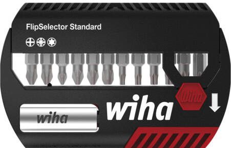 Wiha Bitset FlipSelector Standard 25 mm Phillips Pozidriv TORX 14-delig 1 4" C6 3 39040