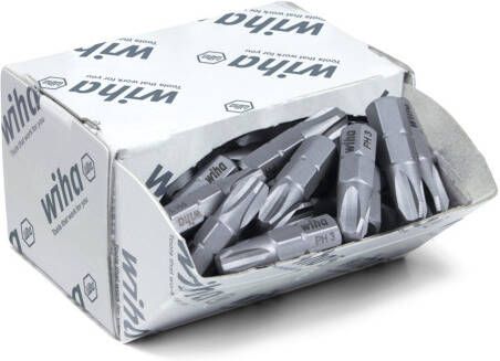 Wiha Bitset Standard 25 mm Phillips (PH3) 50-delig 1 4" C6 3 in grootverpakking 08049