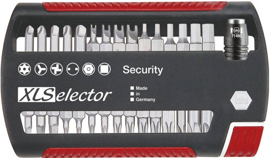 Wiha Bitset XLSelector Security Standard 25 mm assorti 32-delig 1 4" C6 3 29416