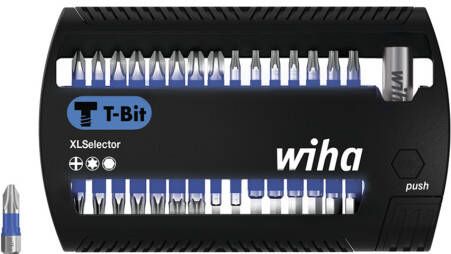 Wiha Bitset XLSelector T-bit 25 mm Phillips TORX zeskant 32-delig 1 4" C6 3 41830