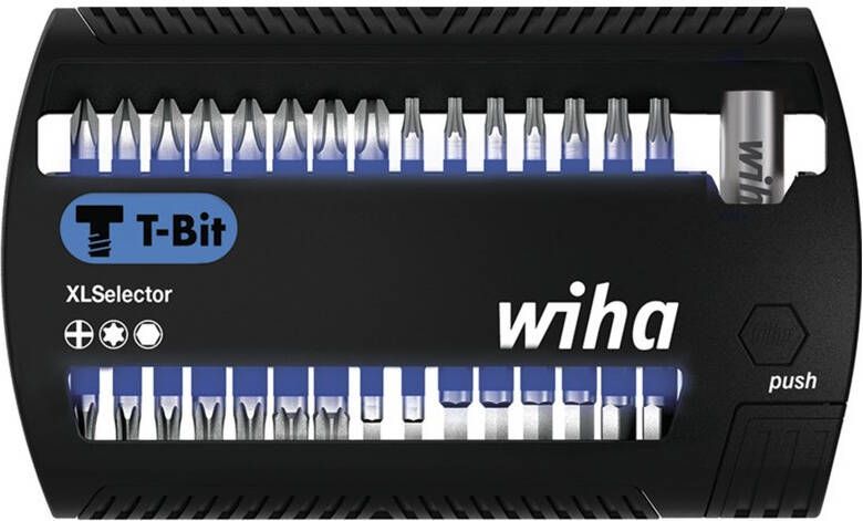 Wiha Bitset XLSelector T-bit 25 mm Phillips TORX zeskant 32-delig 1 4" C6 3 41830