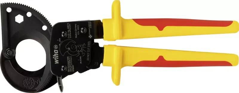 Wiha Kabelknipper electric tot 300 mm² met ratelprincipe 46674