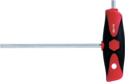 Wiha Stiftsleutel met dwarsgreep | sleutelwijdte 2 5 mm | klinglengte 100 mm | met dwarsstuk | 1 stuk 26165