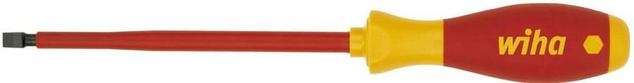 Wiha Schroevendraaier SoftFinish electric sleufkop 2 0 x 60 mm op blisterverpakking 43385